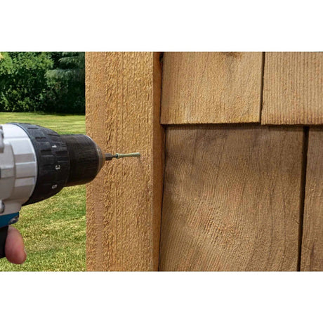 Simpson Strong-Tie FT07112MB (#7 x 1-1/2") Finish Trim Screw, Trim-Head, Tan Exterior-Grade Quik Guard Coating (4000 Pack) - 5