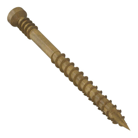 Simpson Strong-Tie FT07200R450 (#7 x 2") Finish Trim Screw T10, Trim-Head, Tan (450 Pack) - 2