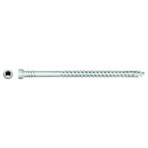 Simpson Strong-Tie FT07212R400W (#7 x 2-1/2") Finish Trim Screw T10, Trim-Head, White Exterior Grade (400 Pack)