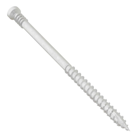 Simpson Strong-Tie FT07300R300W (#7 x 3" T10) Finish Trim Screw Trim-Head White (300 Pack) - 2