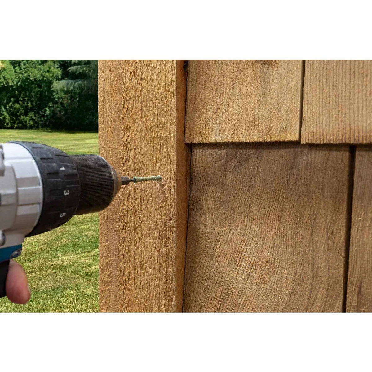 Simpson Strong-Tie FT07300R300 (#7 x 3") Finish Trim Screw Trim-Head Quik Guard Tan (300 Pack) - 5