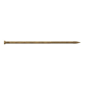 Simpson Strong-Tie FT09500MB (#9 x 5") Finish Trim Screw, T15, Trim-Head, Tan Quik Guard Coating (500 Pack)