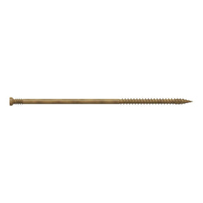 Simpson Strong-Tie FT09500R50 (#9 x 5") Finish Trim Screw T15, Trim-Head, Tan Quik Guard Coating (50 Pack)