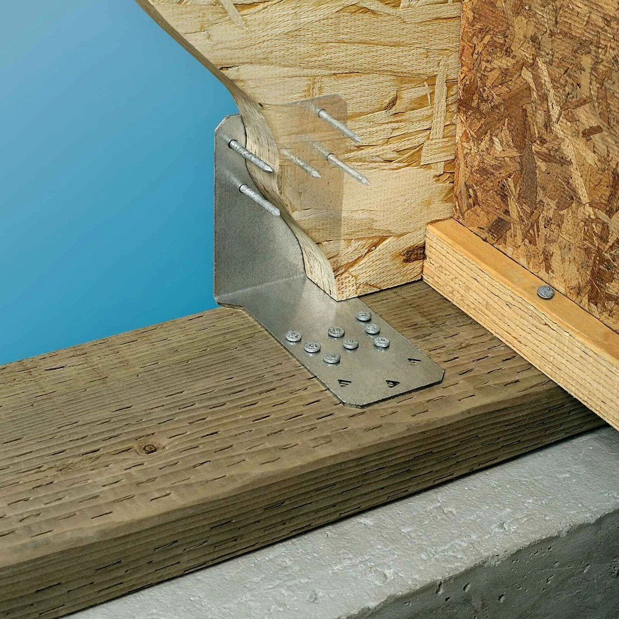 Simpson Strong-Tie FWANZ ZMAX Galvanized Nail-On Foundation Wall Angle - 3