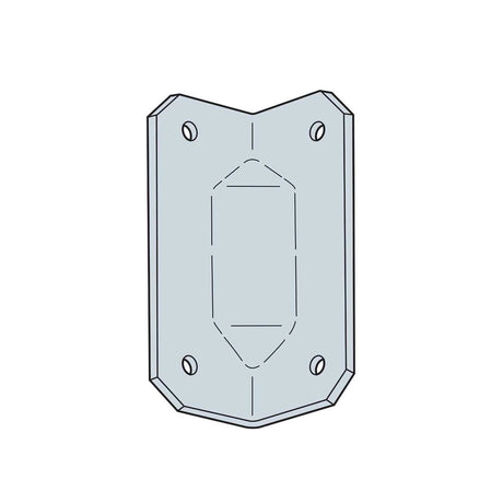 Simpson Strong-Tie GA1 (2-3/4") Gusset Angle for Reinforcing 90 Degree Connections - 2