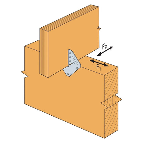 Simpson Strong-Tie H1.81Z Hurricane Tie ZMAX Finish for Engineered Lumber - 2