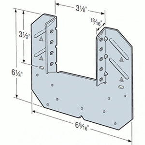 Simpson Strong-Tie H10A-2 (18-Gauge) Hurricane Tie - G90 Zinc Galvanized - 2
