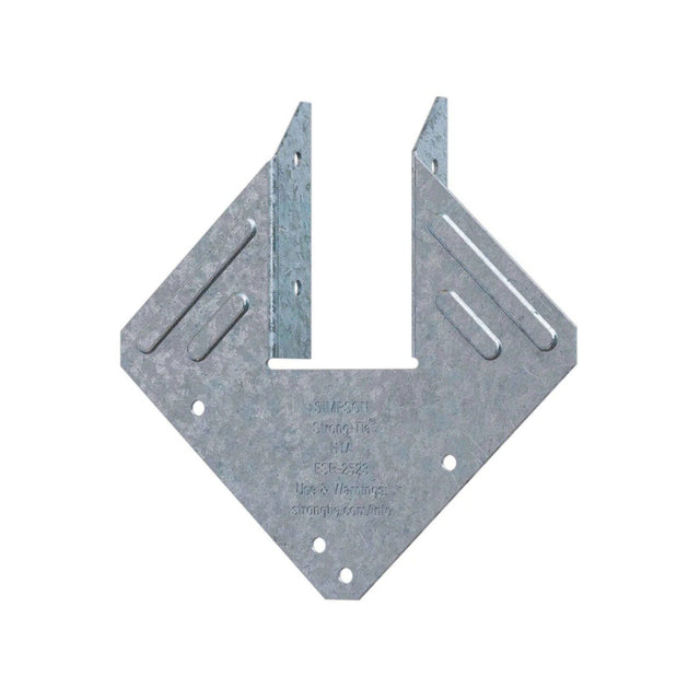Simpson Strong-Tie H1A (18-Gauge) Hurricane Tie - G90 Zinc Galvanized for High-Wind Construction