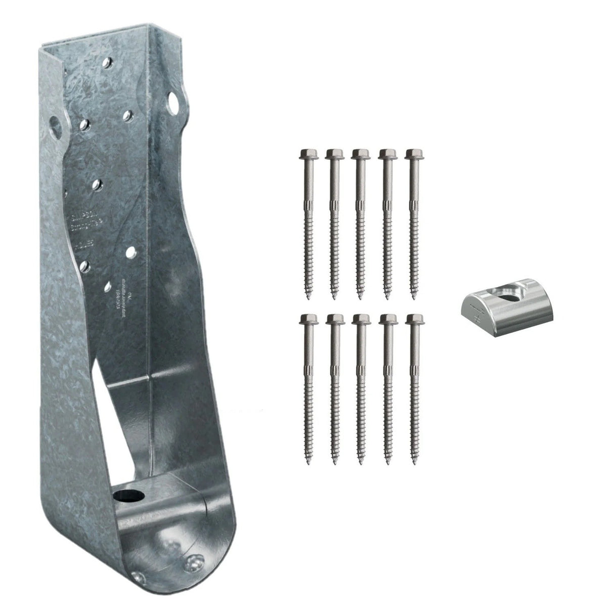 Simpson Strong-Tie HDUE5-SDS3 (11-5/16") Predeflected Holdown with SDS Screws - G90 Galvanized - 2