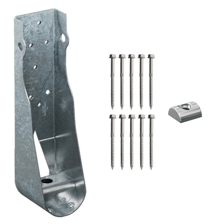 Simpson Strong-Tie HDUE5-SDS3 (11-5/16") Predeflected Holdown with SDS Screws - G90 Galvanized - 2