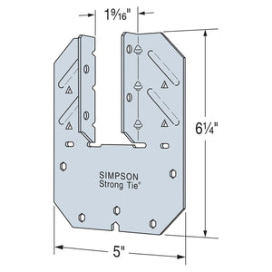 Simpson Strong-Tie HM9KT (18-Gauge) Galvanized Hurricane Tie with Screws (20 Pack)