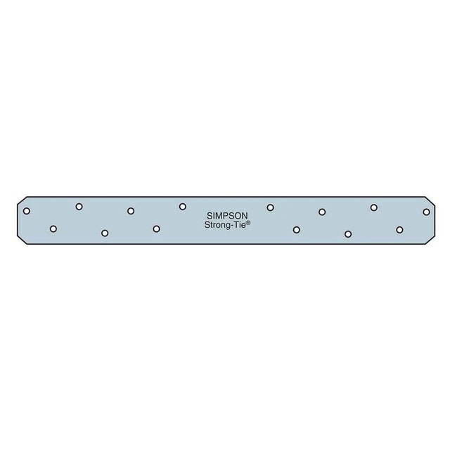 Simpson Strong-Tie HRS12 (12") 12 Gauge Heavy Strap Tie, G90 Zinc Galvanized