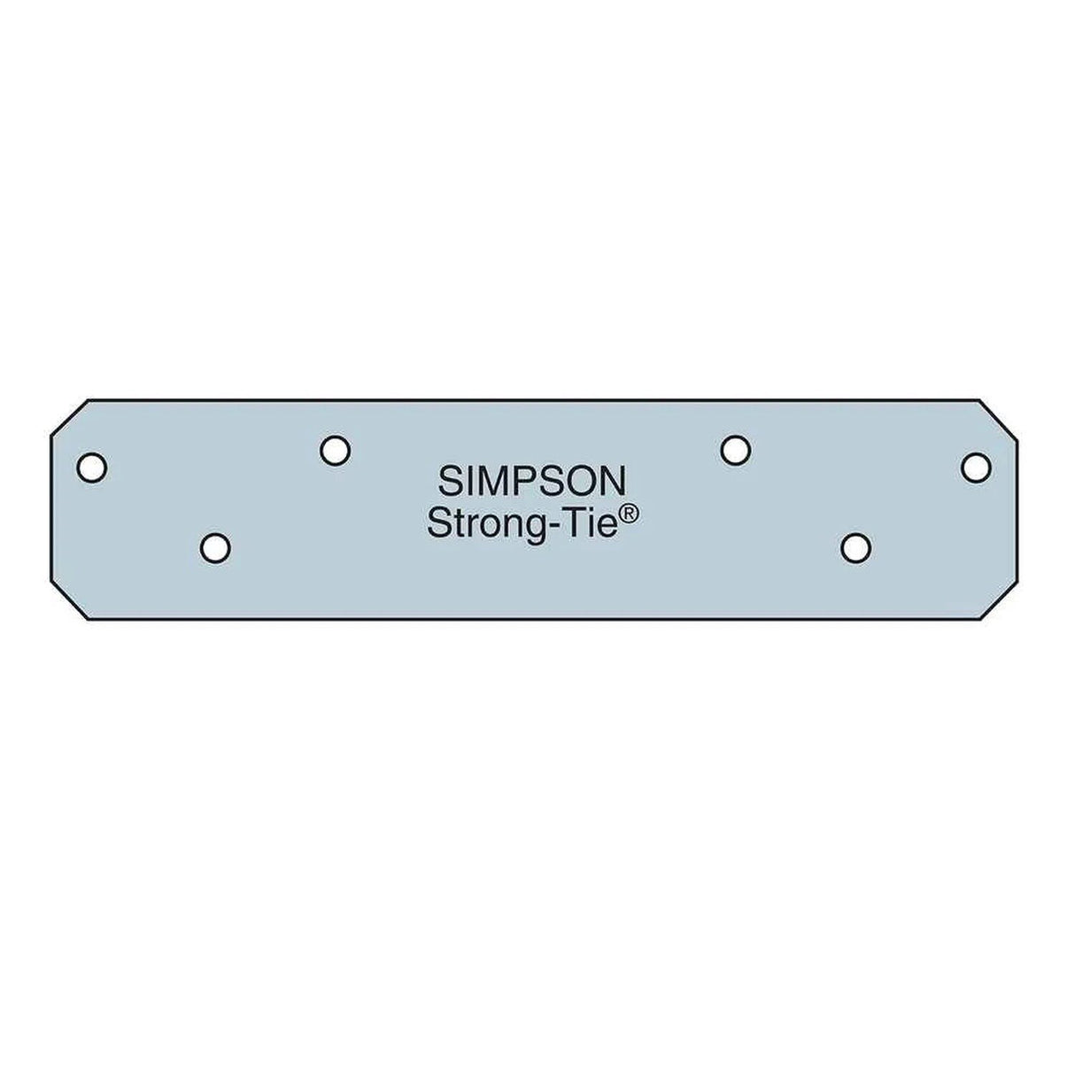 Simpson Strong-Tie HRS6 (6") 12 Gauge Heavy Strap Tie, G90 Zinc Galvanized