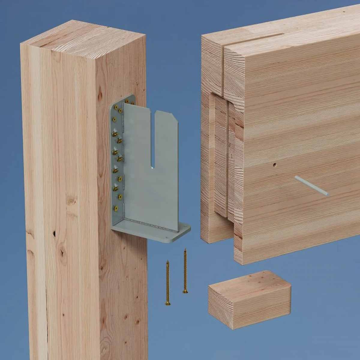 Simpson Strong-Tie HSKP5.75X19.5 (5-3/4" x 19-1/2") Heavy Seated Knife Plate Hanger - Steel - 2
