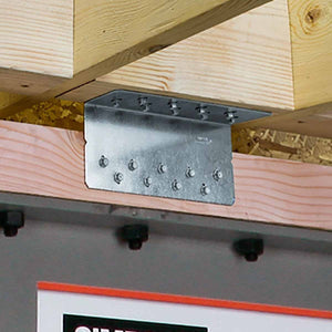Simpson Strong-Tie HSLQ312-SDS2.5 (11-3/4" x 3-1/4") 12 Gauge Heavy Shear Transfer Angle - G90 Galvanized with SDS Screws - 2