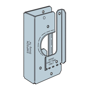 Simpson Strong-Tie HSS2-SDS1.5 (1-9/16") 16 Gauge Galvanized Heavy Stud Shoe for 2x Studs with SDS Screw - 3