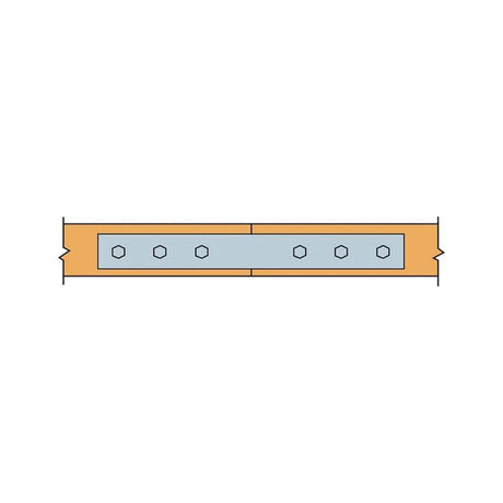 Simpson Strong-Tie HST2 (2-1/2" x 21-1/4") Heavy Strap Tie - G90 Galvanized - 4