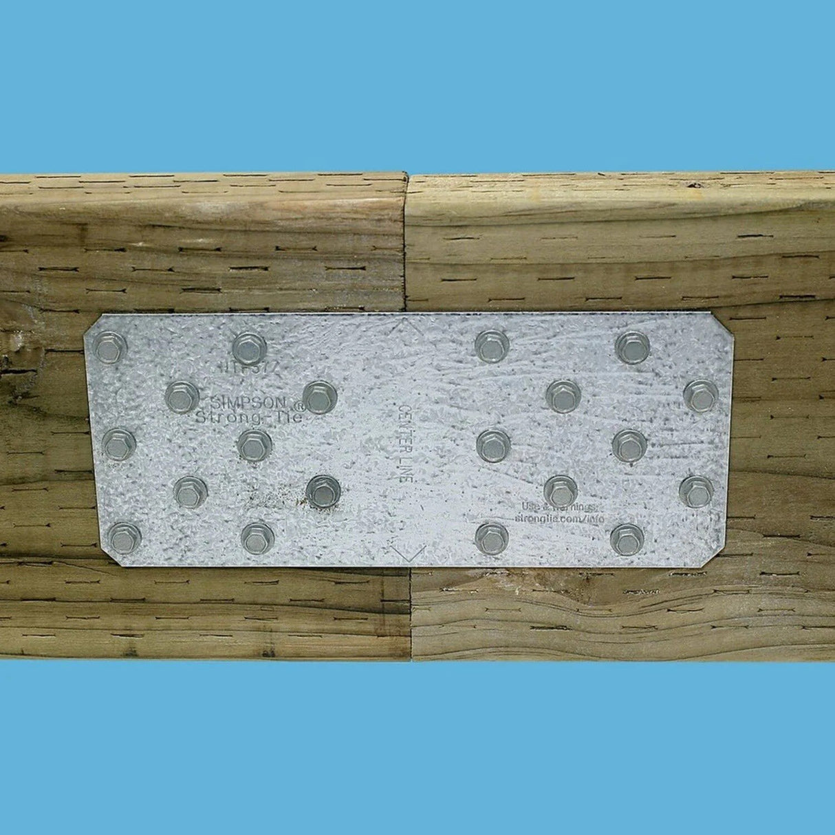 Simpson Strong-Tie HTP37Z (3 in. x 7 in.) Heavy Tie Plate - ZMAX Finish - 3