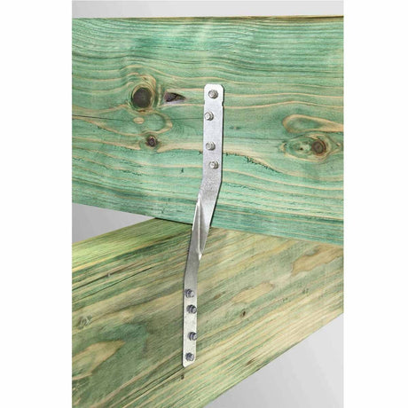 Simpson Strong-Tie HTSQ16SS-SDS (16") Stainless Steel Heavy Twist Strap with SDS Screws for Wood Connections - 3