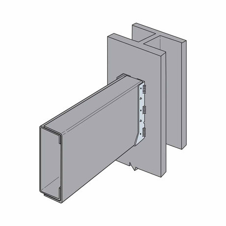 Simpson Strong-Tie HUC810 (8x10) 14Ga Heavy Galvanized Concealed-Flange Face-Mount Joist Hanger - 3