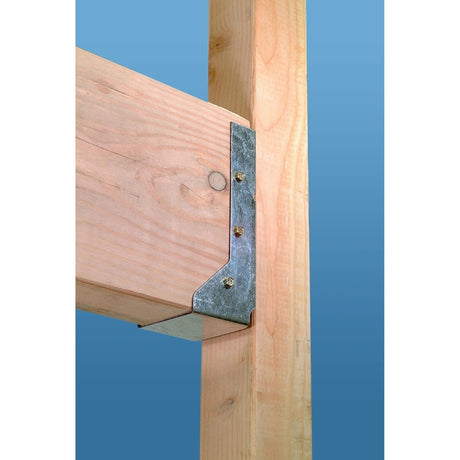 Simpson Strong-Tie HUCQ412-SDS (4" x 12") Heavy Face-Mount Concealed-Flange Joist Hanger w/ Screws - 4