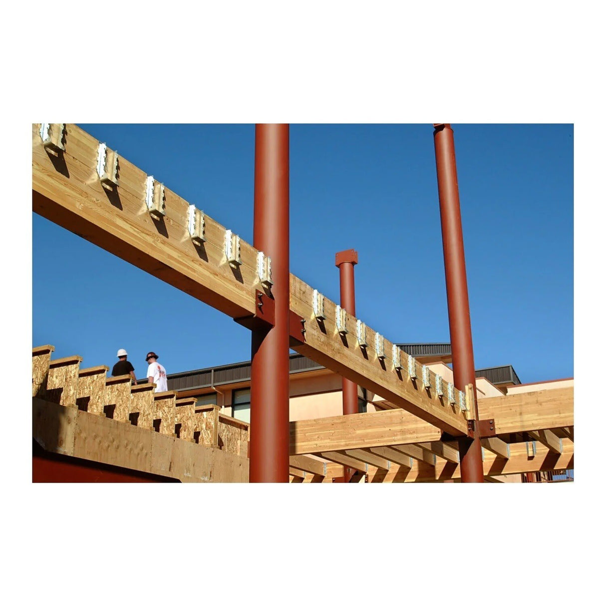 Simpson Strong-Tie HUCQ5.25/11-SDS Heavy Concealed Glulam Hanger W/SDS Screws - 4