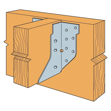 Simpson Strong-Tie HUS26Z Heavy U-Shaped Hanger with Double-Shear Nailing - Zmax Finish - 2
