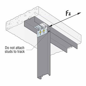 Simpson Strong-Tie HWDC5.25-KT25 (5-1/4") Head-of-Wall Drift-Clip Connector for Lateral and Vertical Deflection (25 Pack) - 3