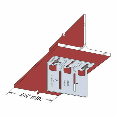 Simpson Strong-Tie HWDC5.25-KT25 (5-1/4") Head-of-Wall Drift-Clip Connector for Lateral and Vertical Deflection (25 Pack) - 8