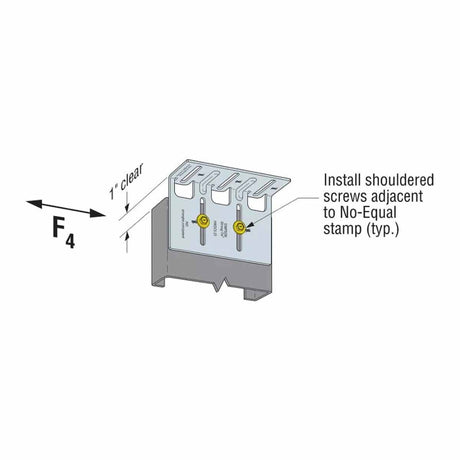Simpson Strong-Tie HWDC5.25-KT25 (5-1/4") Head-of-Wall Drift-Clip Connector for Lateral and Vertical Deflection (25 Pack) - 9