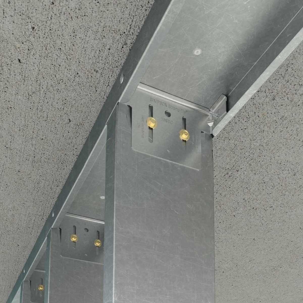 Simpson Strong-Tie HWSC6-KT (5-3/4") Head-of-Wall Slide-Clip Connector with Screws (50 Pack) - 3