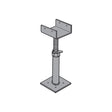 Simpson Strong-Tie J1116 Adjustable Jack Pier for Structural Support