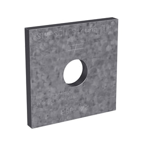 Simpson LBP 1/2Z Strong-Tie Bearing Plate for 1/2-in. Dia. Anchor Bolt