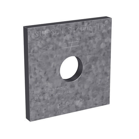 Simpson LBP 5/8Z Strong-Tie Bearing Plate for 5/8-in. Dia. Anchor Bolt