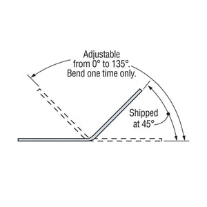 Simpson Strong-Tie LS50 (4-7/8") 18-Gauge Galvanized Adjustable L Angle - 4