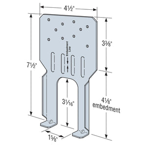 Simpson Strong-Tie LTA2 Lateral Truss Anchor for 2x4 - 2