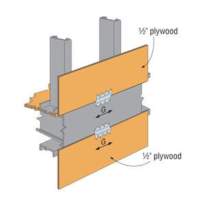 Simpson Strong-Tie LTP5 (4-1/2" x 5-1/8") Lateral Tie Plate for Wood Construction - 7