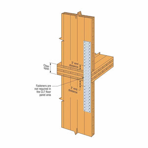 Simpson Strong-Tie MDCST48 (5-3/4" x 47-1/2") 14 Gauge Galvanized Diaphragm Chord Strap Tie for CLT Panel Joints - 4