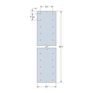 Simpson Strong-Tie MDSS96 (5-3/4" x 95-1/2") Diaphragm Spline Strap for CLT Diaphragms - 2