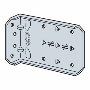 Simpson Strong-Tie MFCB45.5-R25 (5-1/2") Bypass Framing Fixed-Clip Connector (25 Pack)