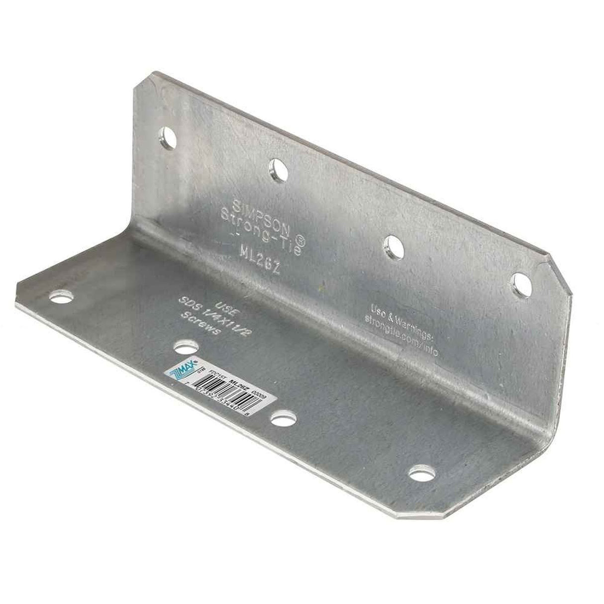 Simpson Strong-Tie ML26Z (2 in. x 6 in.) Medium L Angle ZMAX Finish