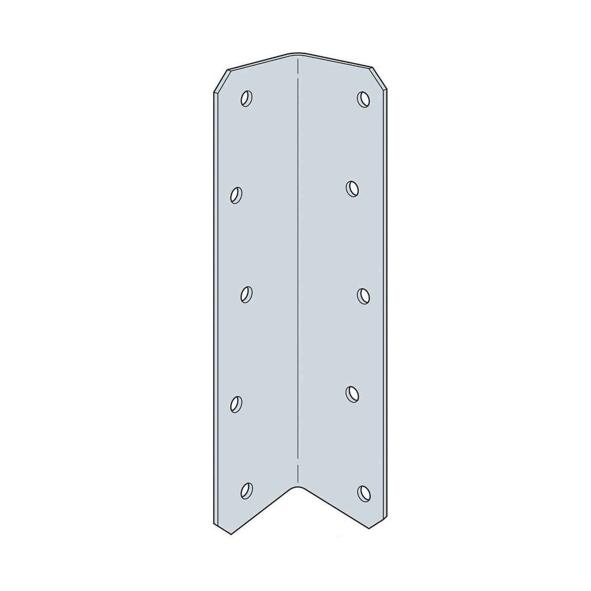 Simpson Strong-Tie ML28Z (2" x 8") Medium L Angle - Zmax Finish