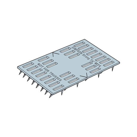 Simpson Strong-Tie MP24 (2" x 4") 20-Gauge Galvanized Mending Plate