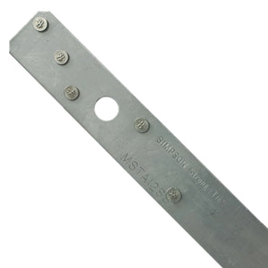 Simpson Strong-Tie MSTA12SS (12") 18-Gauge Stainless Steel Medium Strap Tie - 2