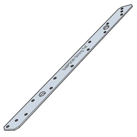 Simpson Strong-Tie MSTA18 (18-in) 18 Gauge Medium Strap Tie - G90 Galvanized - 2