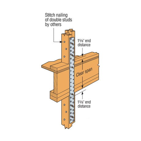 Simpson Strong-Tie MSTA24Z (24-in.) Medium Strap Tie for Wood-to-Wood Uplift Applications - 4