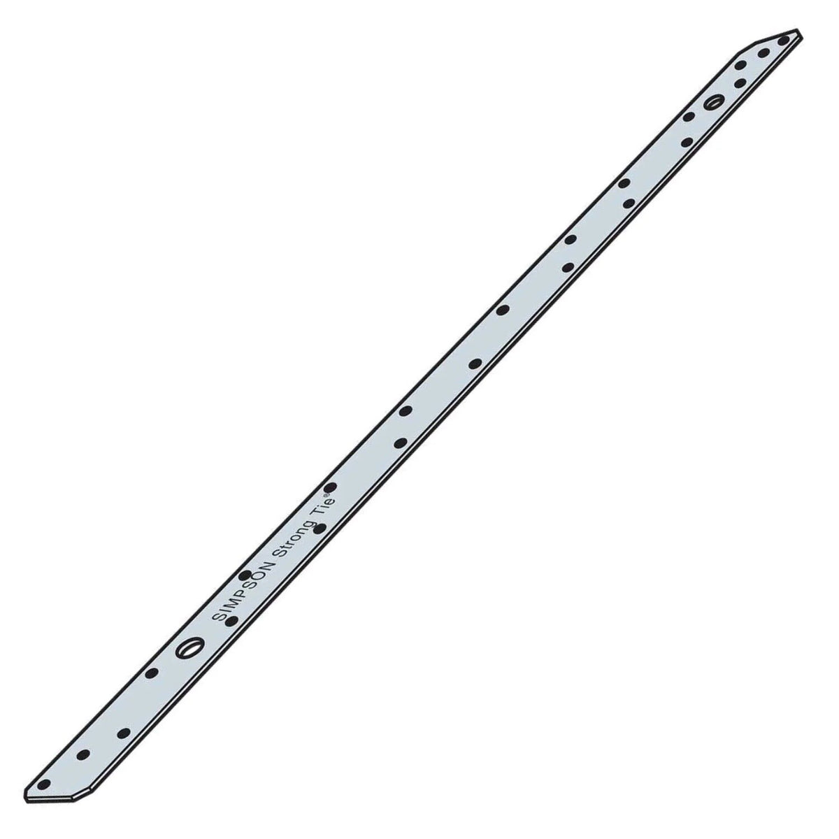 Simpson Strong-Tie MSTA49 (49") 16 Gauge Medium Strap Tie - G90 Galvanized - 3