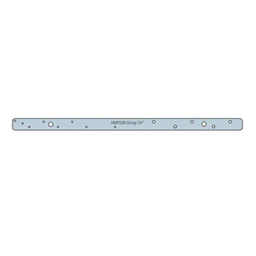 Simpson Strong-Tie MSTAM24Z Strong-Wall (24 in.) Medium Masonry Strap Tie for Wood-to-Masonry Applications