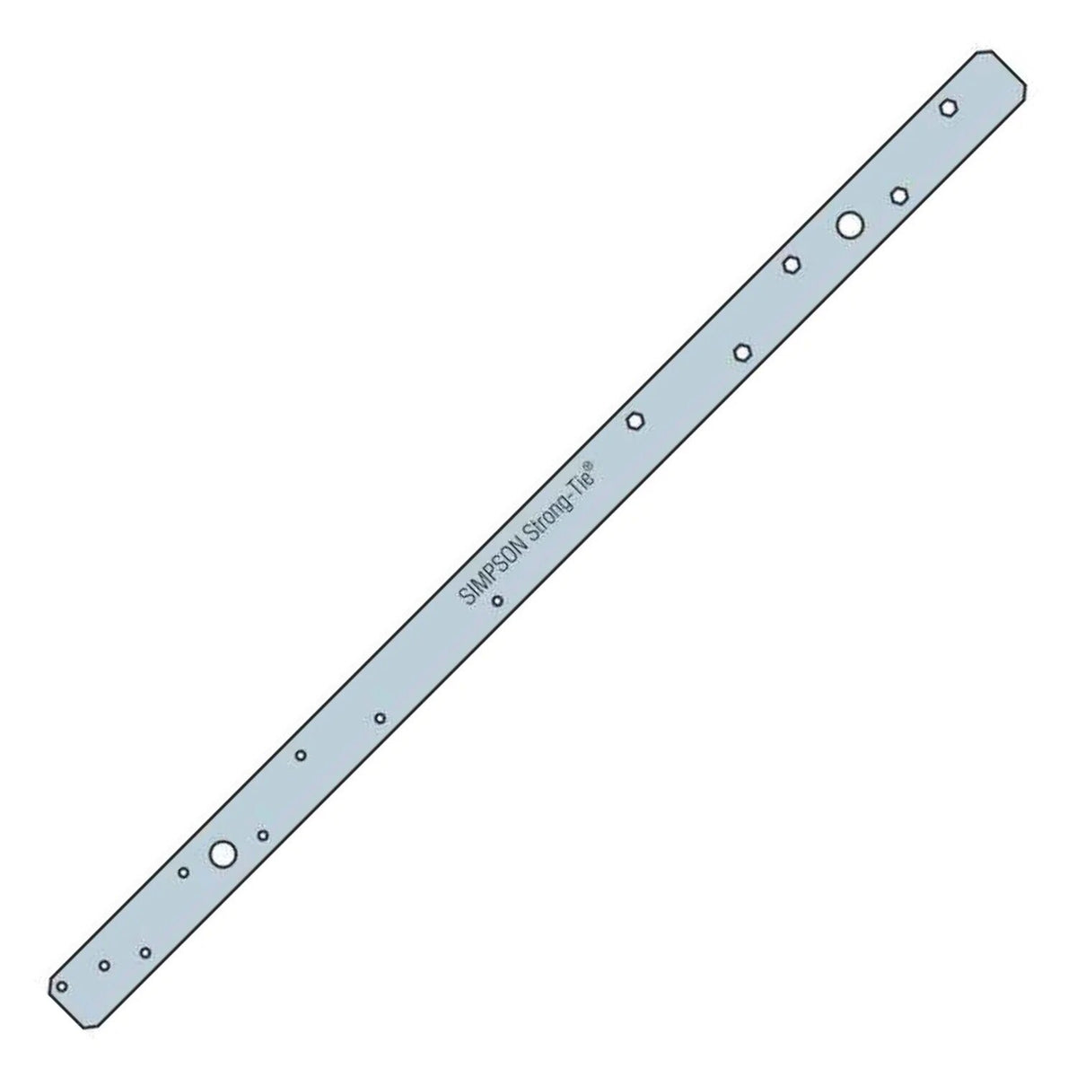 Simpson Strong-Tie MSTAM24 (24 in.) Medium Masonry Strap Tie for Wood-to-Masonry Applications - 2