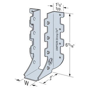 Simpson Strong-Tie MUS28 (2" x 8") Face Mount Joist Hanger, Galvanized - 2